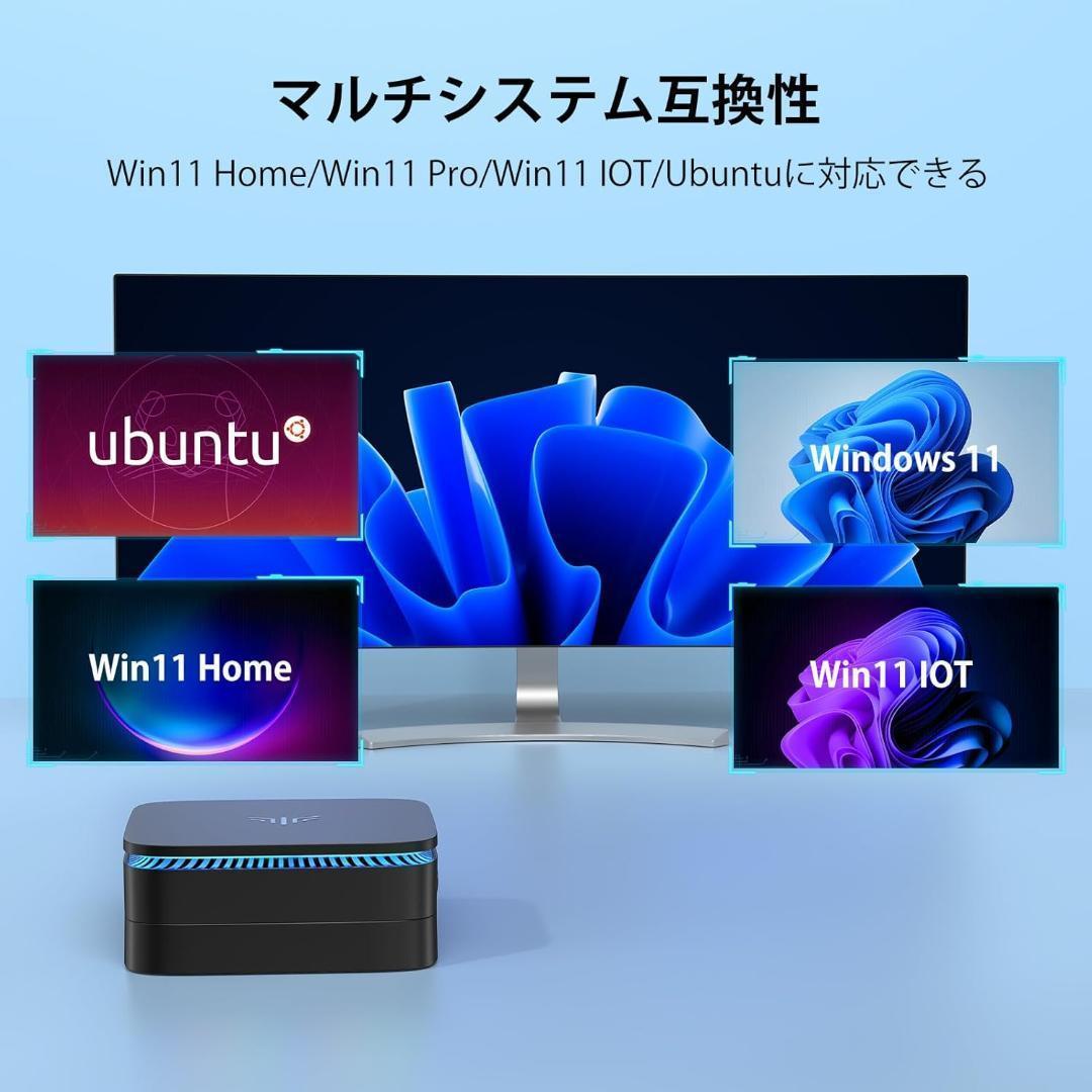 【R1591-117-370】ミニpc n100 mini pc　ミニパソコン