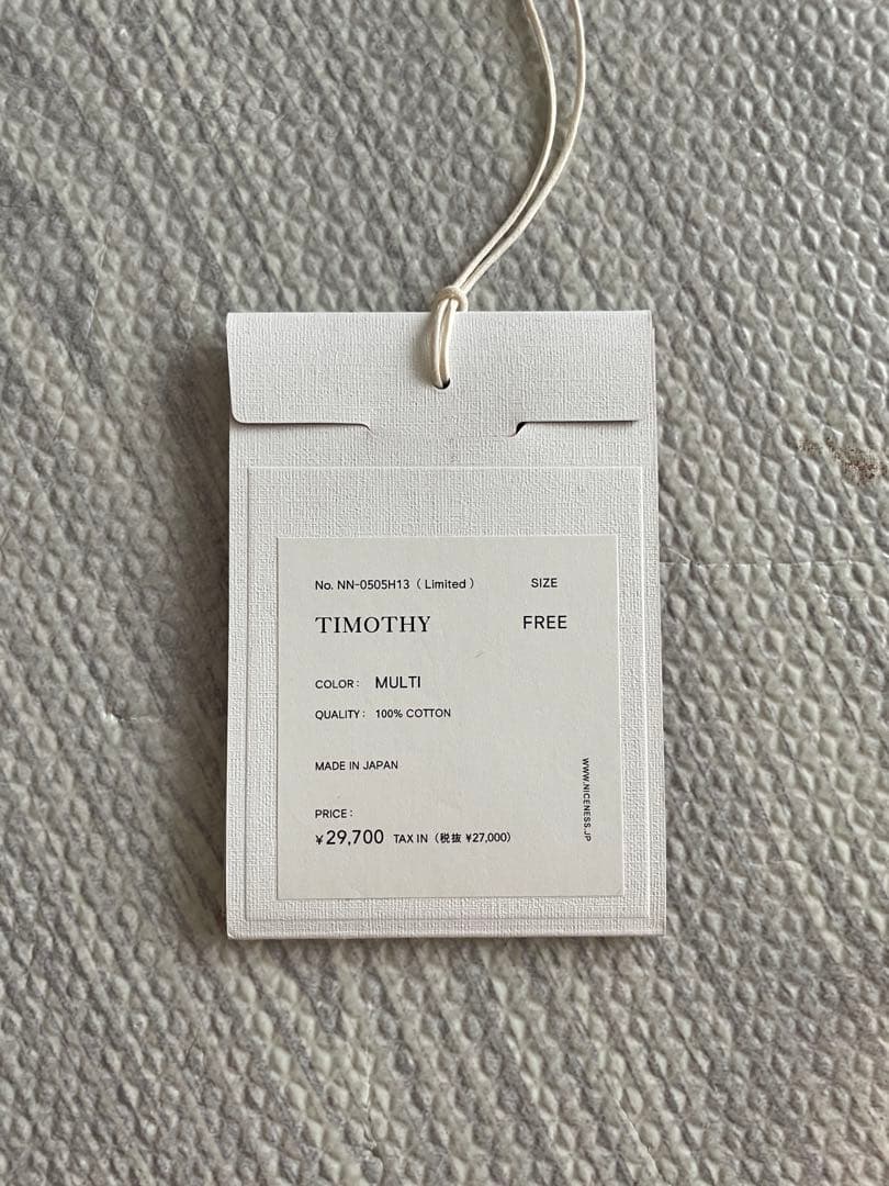 NICENESS TIMOTHY MULTIカラー ハット