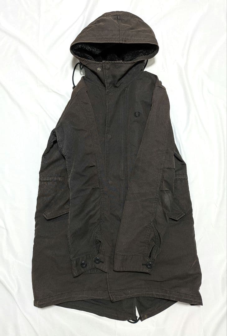 FRED PERRY ユニオンジャックライナーフィッシュテールモッズコートS