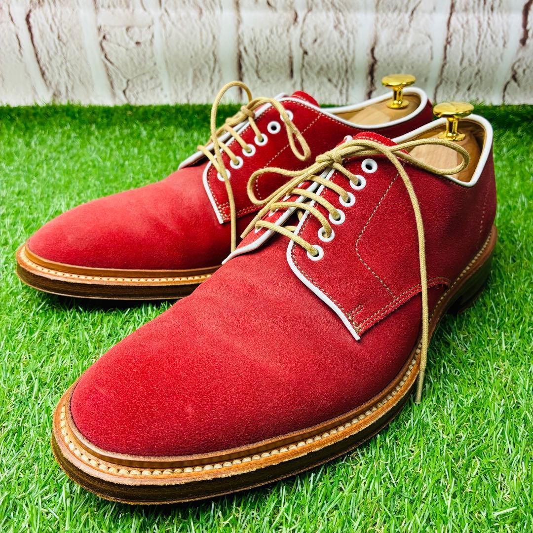 【最高級ライン・90s】SHETLANDFOX 革靴 プレーントゥ 厚底 6½