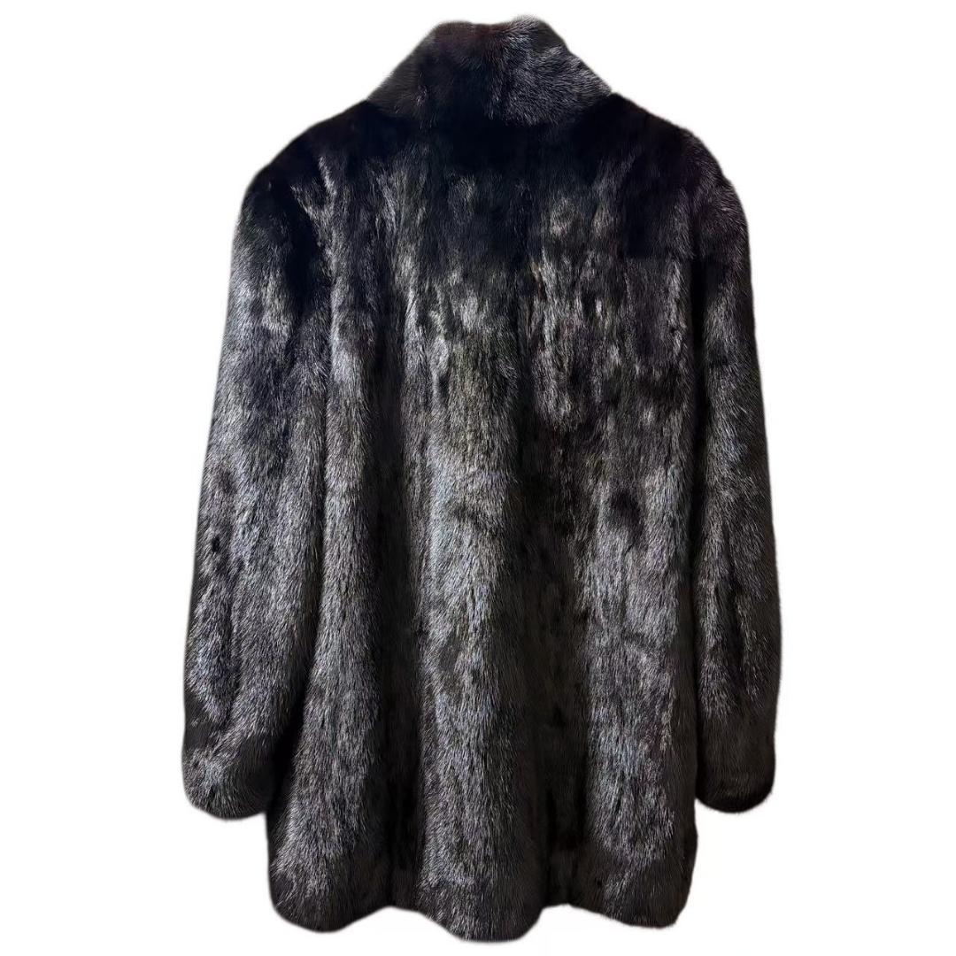 美品　SAGA MINK　ミンクコート 　リアルファーコート　毛皮　艶◎　柔らか