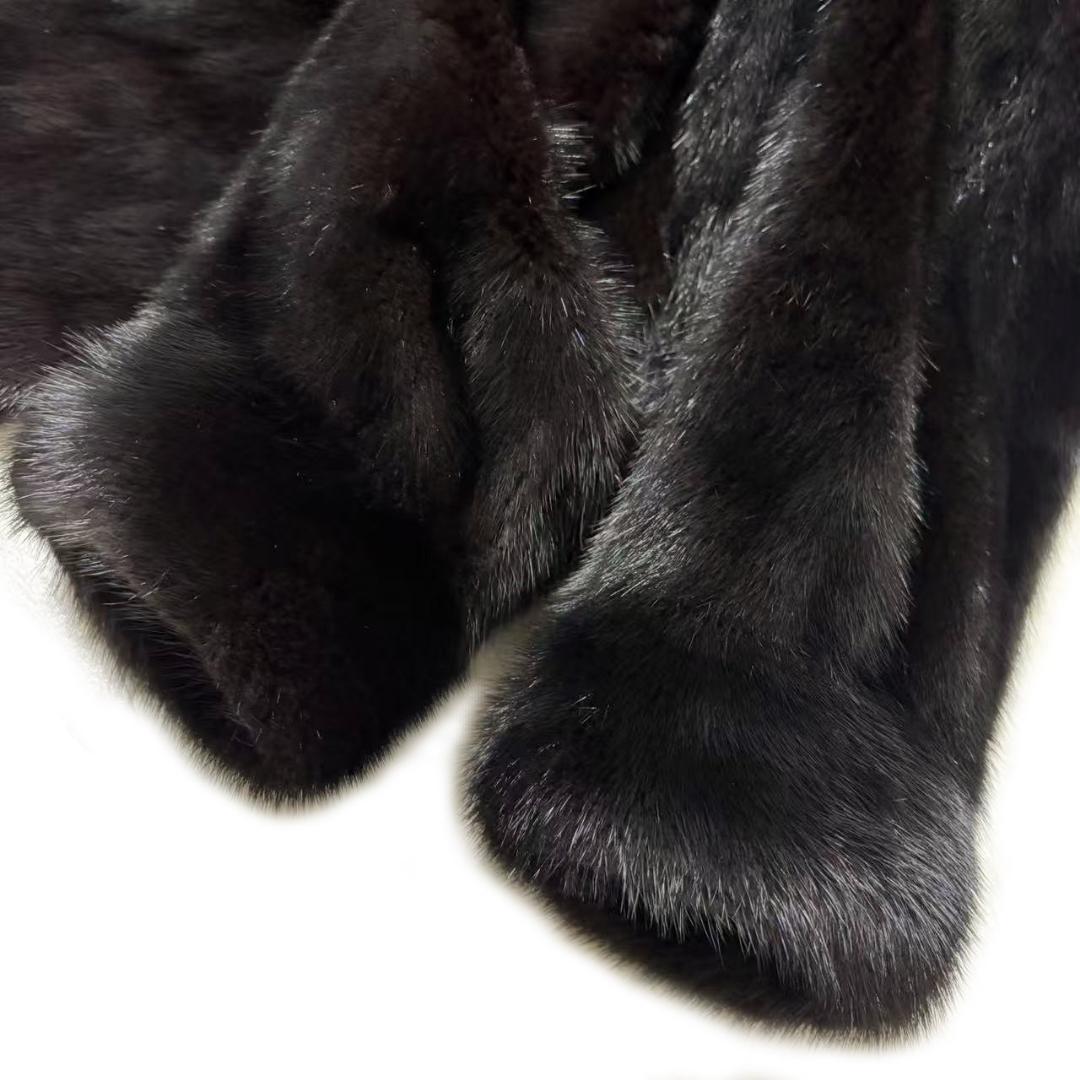 美品　SAGA MINK　ミンクコート 　リアルファーコート　毛皮　艶◎　柔らか