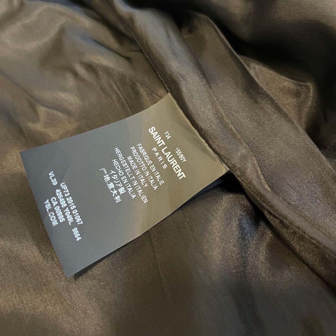 激レアSAINT LAURENT PARISサンローランパリボンバージャケット