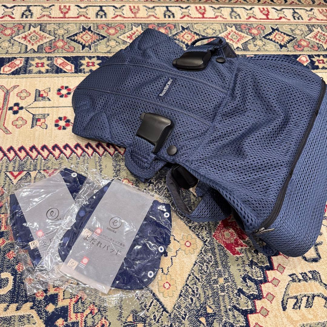 る　BabyBjörn ONE KAI AIR ネイビー メッシュ