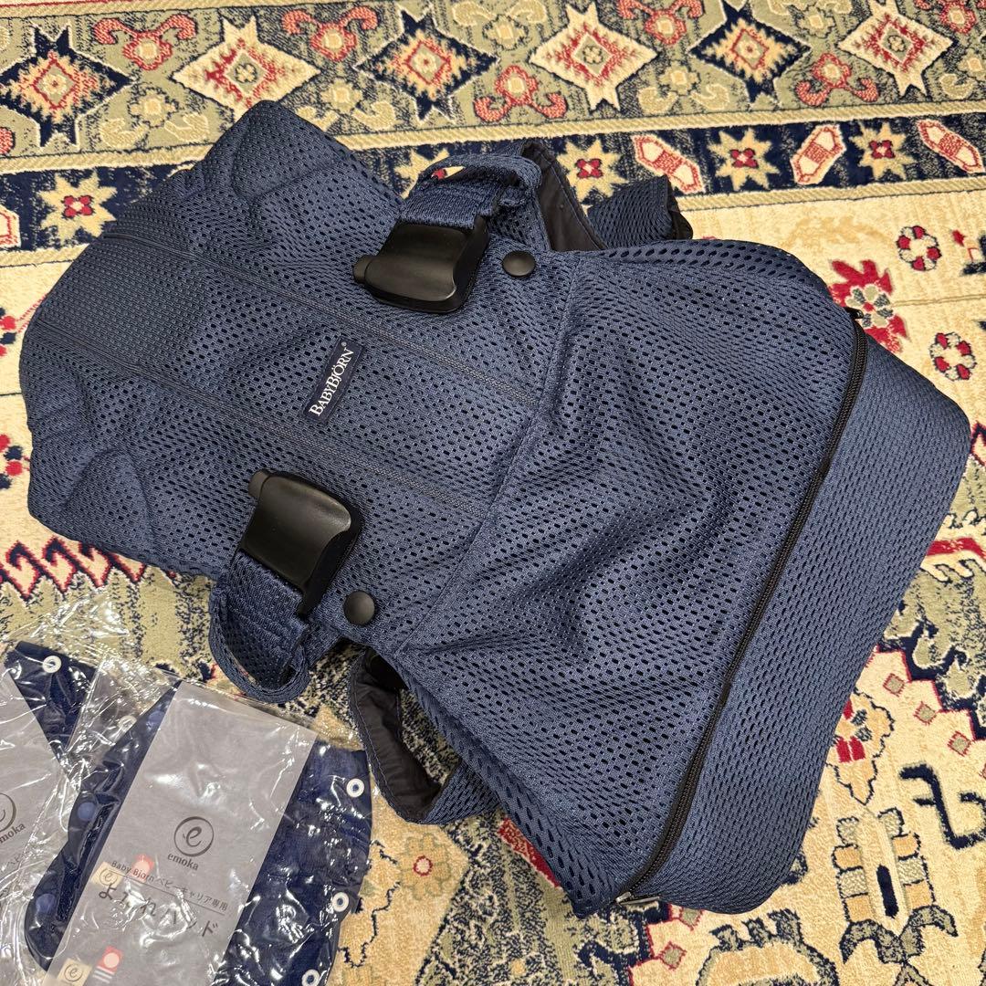 る　BabyBjörn ONE KAI AIR ネイビー メッシュ
