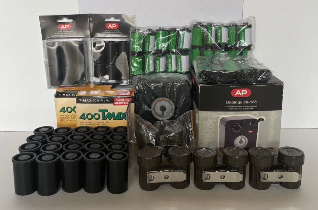 モノクロフイルム、フイルム詰め替えパトローネ他