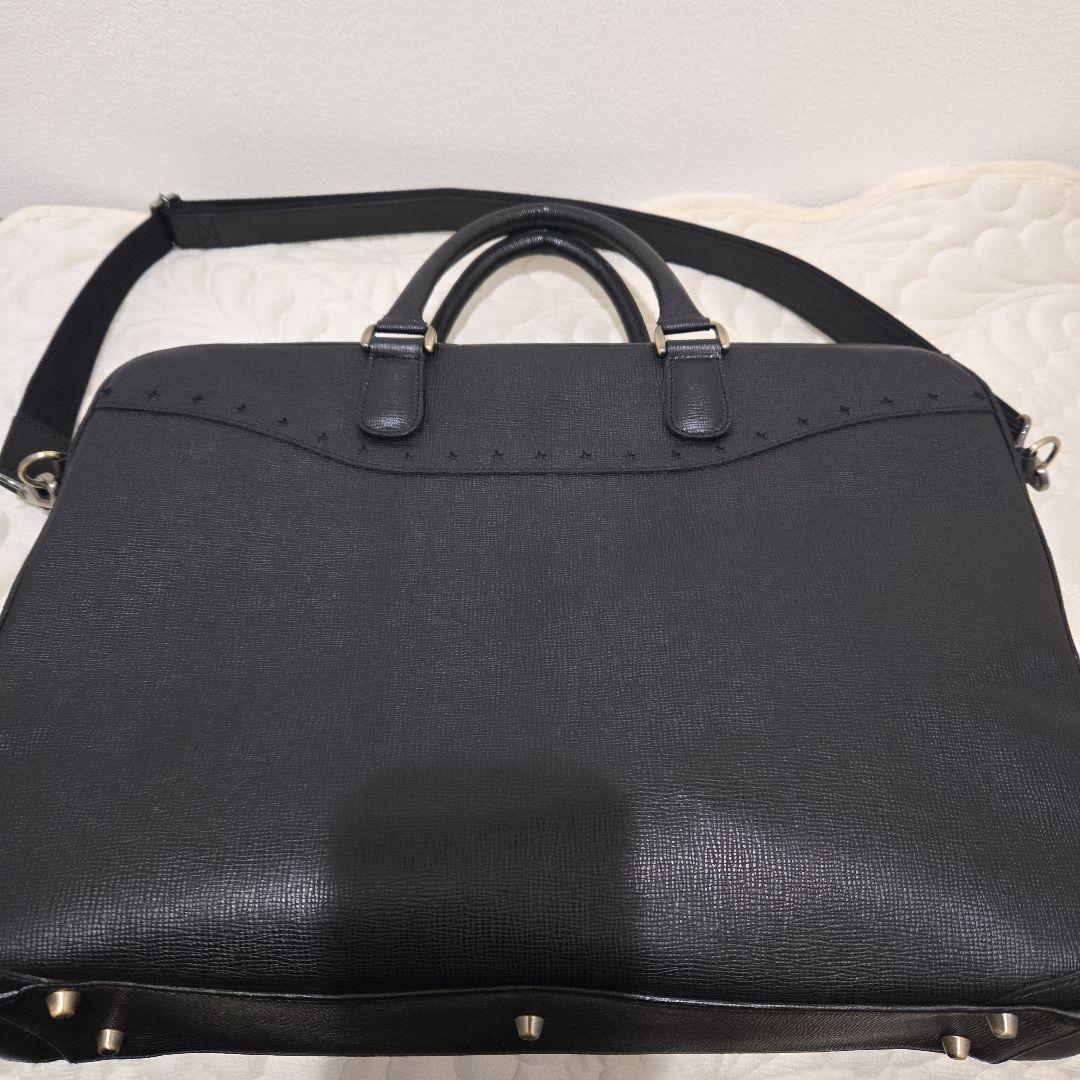 イビサ ブリーフバッグ シュリングレザー 黒 ユニセックス✨