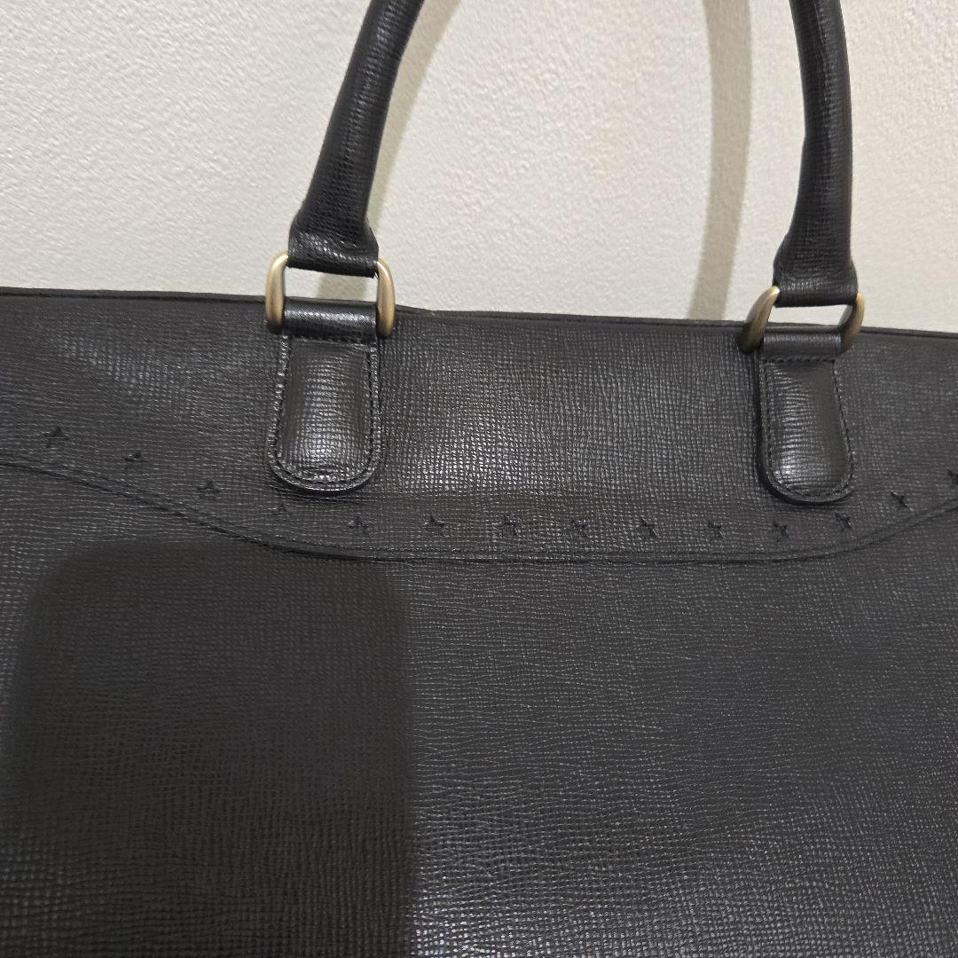 イビサ ブリーフバッグ シュリングレザー 黒 ユニセックス✨