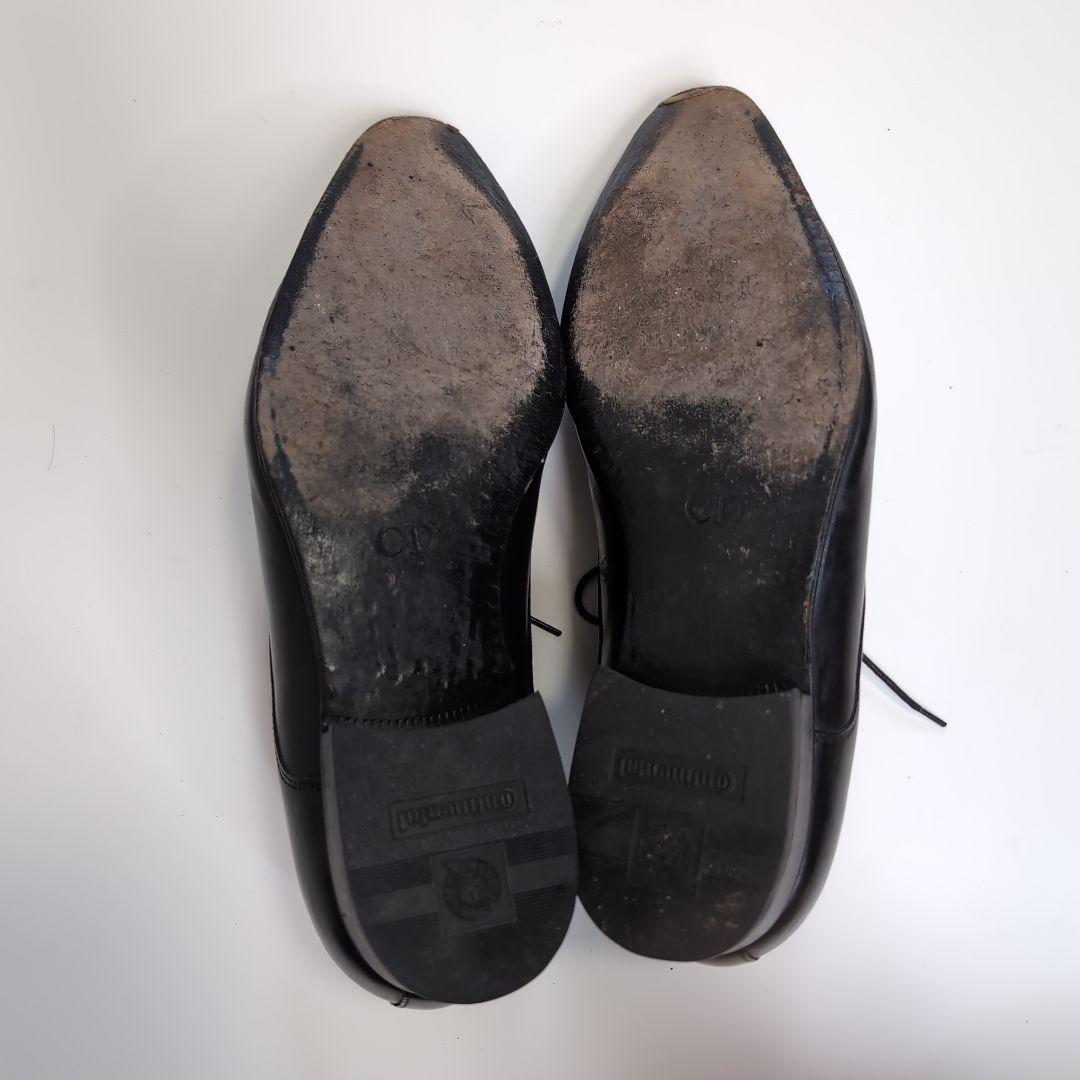 本物　11500円Christian Dior レザー ドレスシューズ