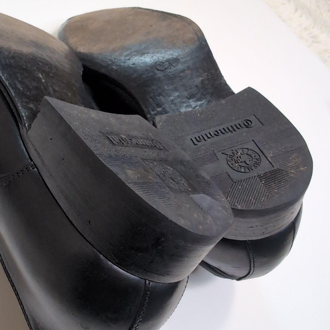 本物　11500円Christian Dior レザー ドレスシューズ