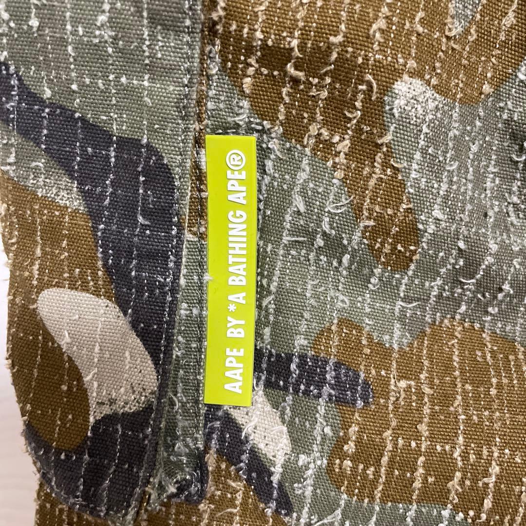 A BATHING APE カモ柄カーゴパンツ