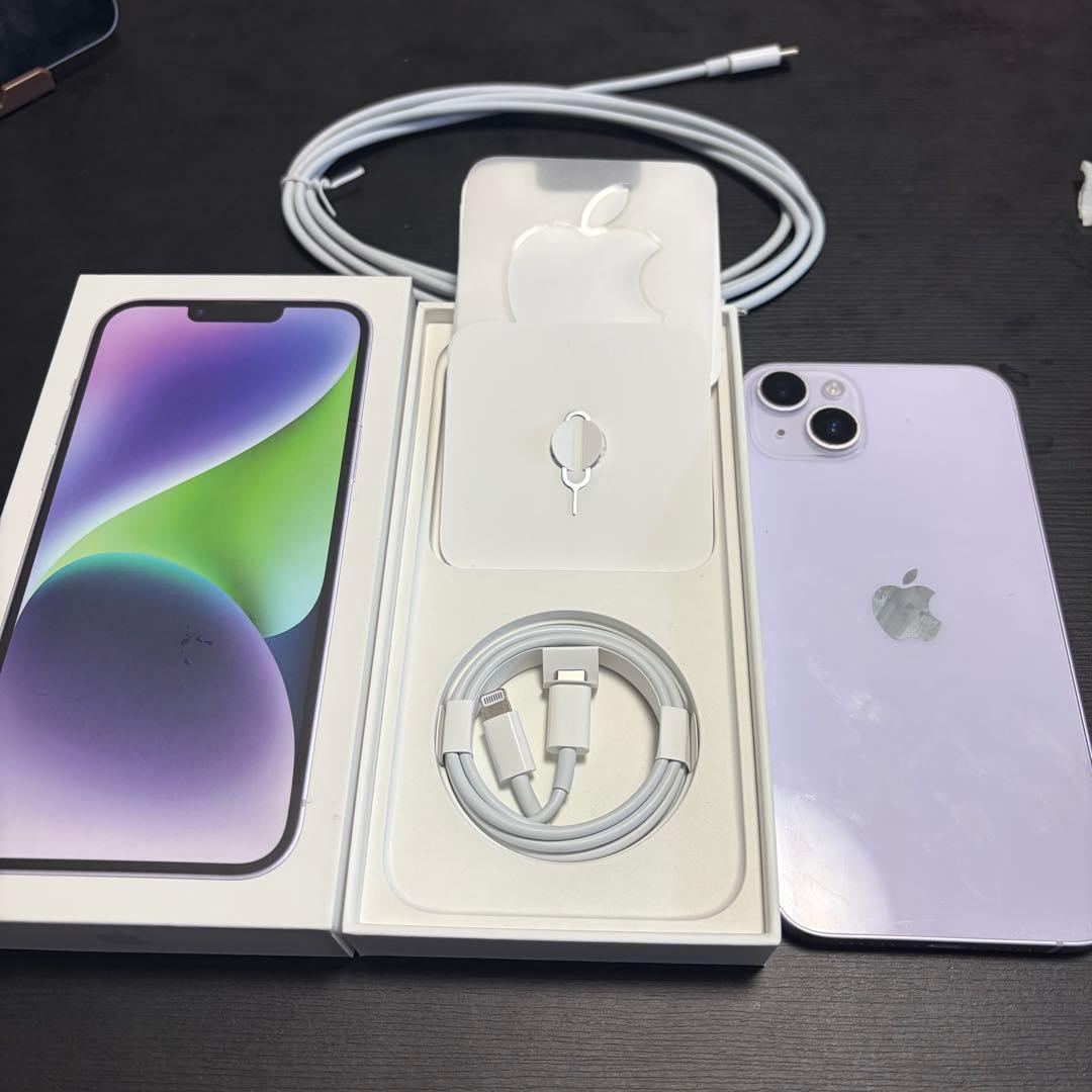 Apple iPhone 14PLUS 256GB パープル　simフリー