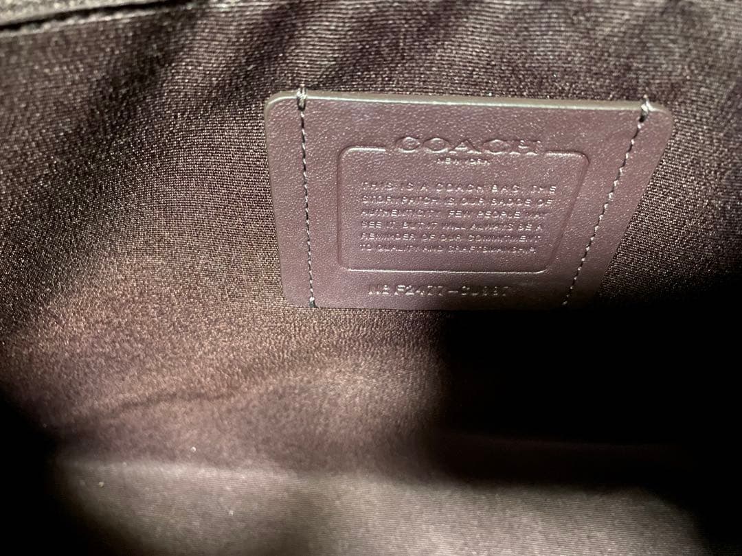 COACH ブラウン ビジネスバッグ