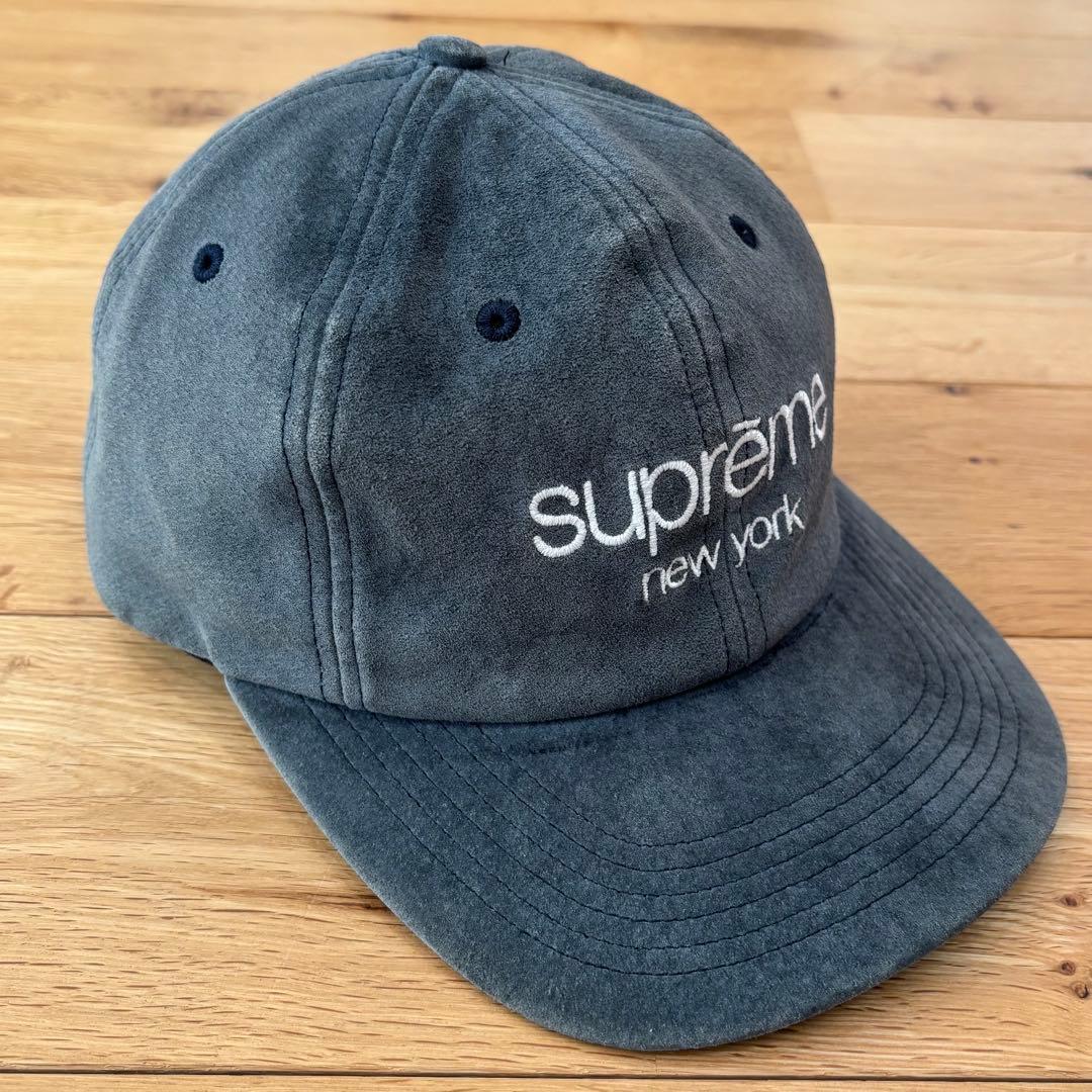 【希少色】Supreme Suede Classic Logo 6-Panel