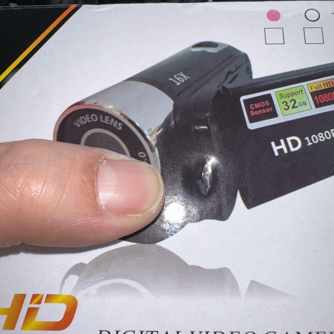 HDビデオカメラ 本体 ブラック