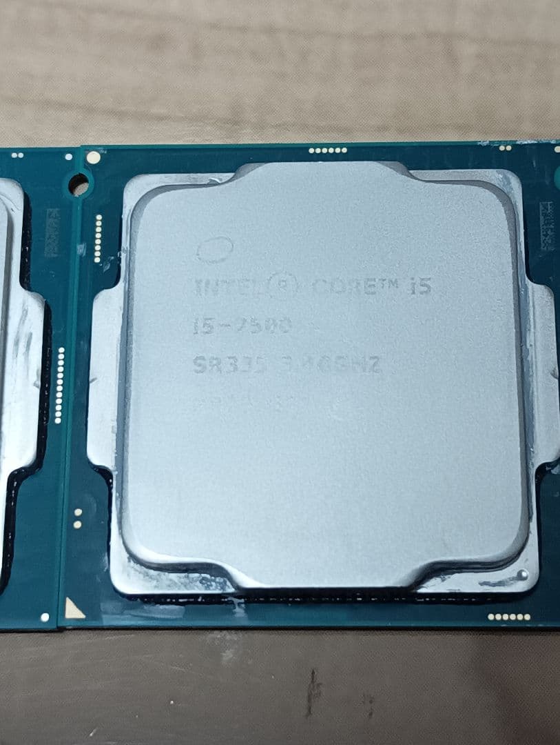 動作確認済み　Intel Core i5 7400 7500 合計3個