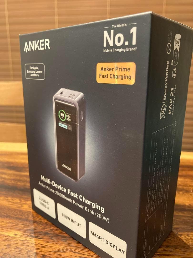 【新品　未使用】ANKER モバイルバッテリー 20,000mAh