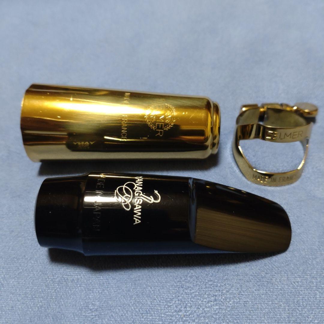 YANY SC 120 ソプラノサックスマウスピース リガチャーキャップ付き