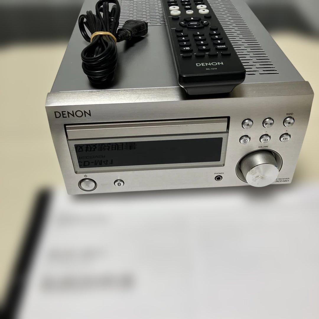 DENON CD RECEIVER RCD-M41 動作品 2018年製
