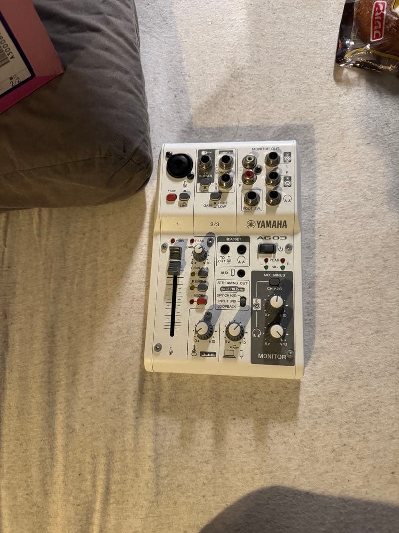 YAMAHA AG03 MK2 オーディオミキサー　ホワイト