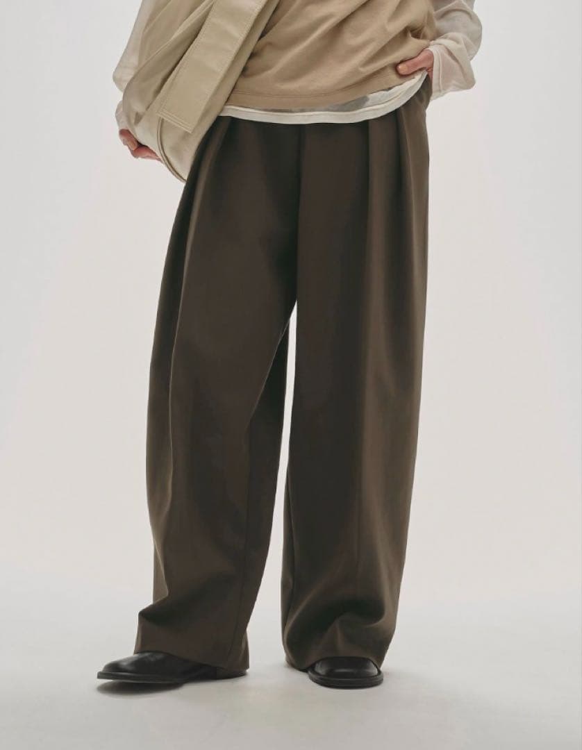 【新品】todayful bonding wide trousers 36