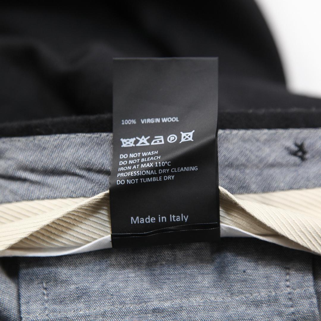 美品 GTA SERGIO ウールサキソニー 1プリーツスラックス 48