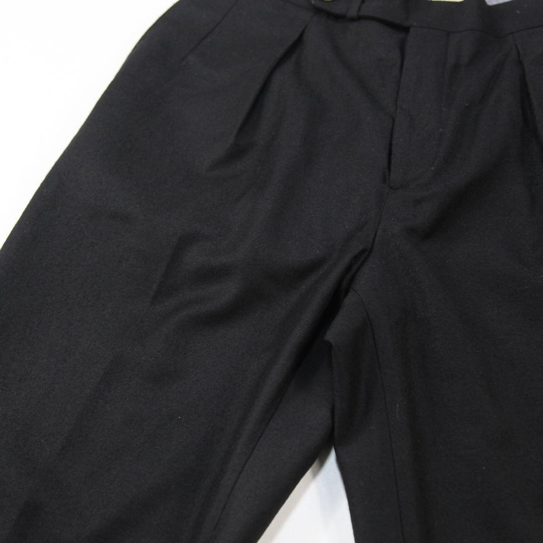 美品 GTA SERGIO ウールサキソニー 1プリーツスラックス 48