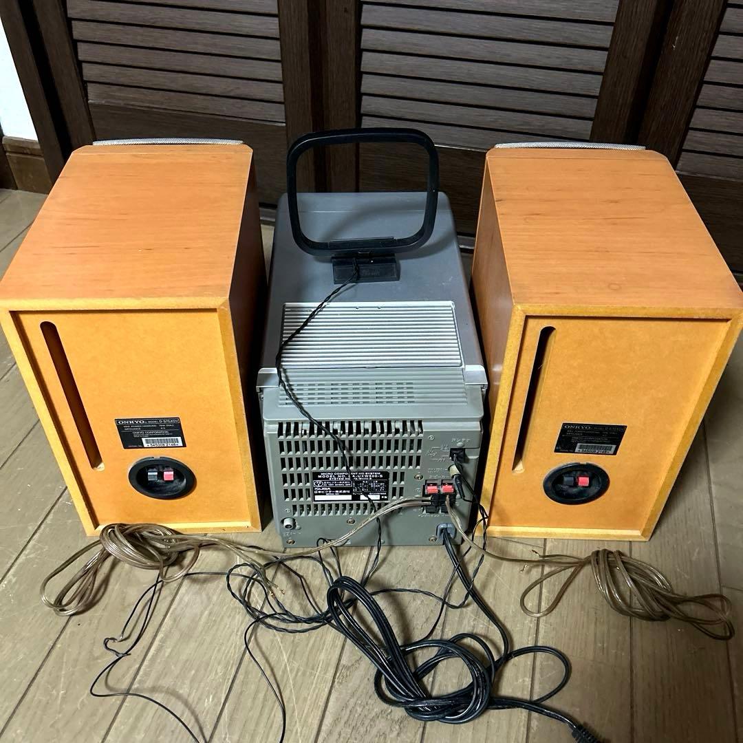 ビクター　CD MD カセットデッキ　CA-UXW500-S 音響　スピーカー