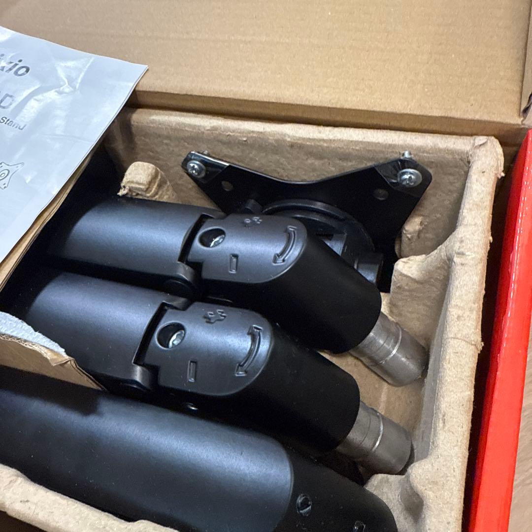 Pixio PS1D Waveモニターアーム デュアル 黒 ブラック