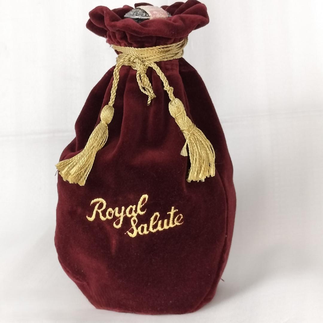 ★古酒★希少！スコッチウイスキー/ロイヤルサルート21年 赤陶器ボトル箱付