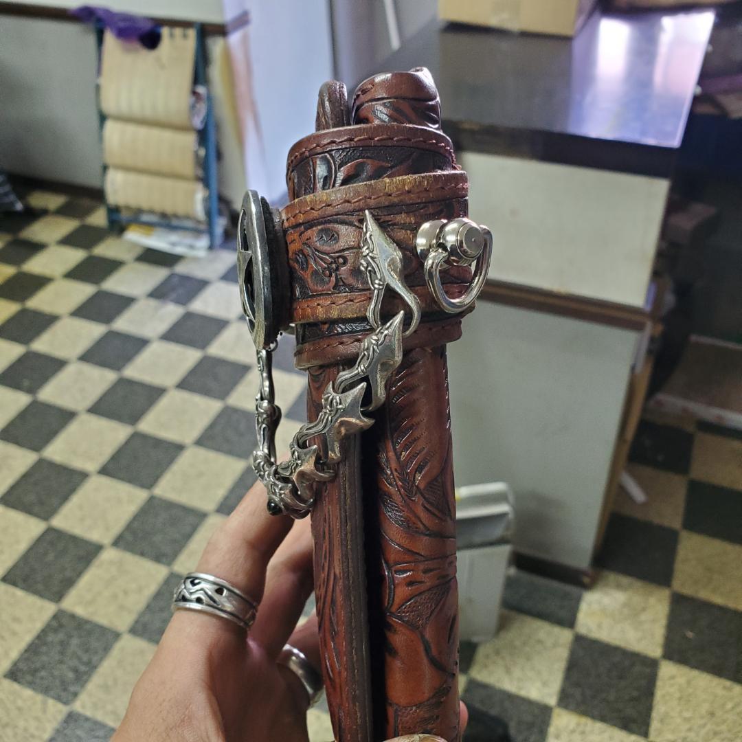 ALZUNIカービング.バイカーズウレット.カスタムウォレット