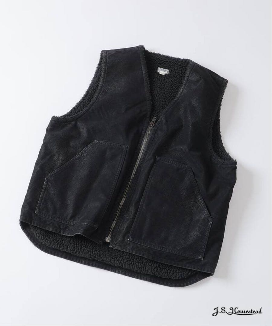 JOURNAL STANDARD J.S sted レザージップベスト