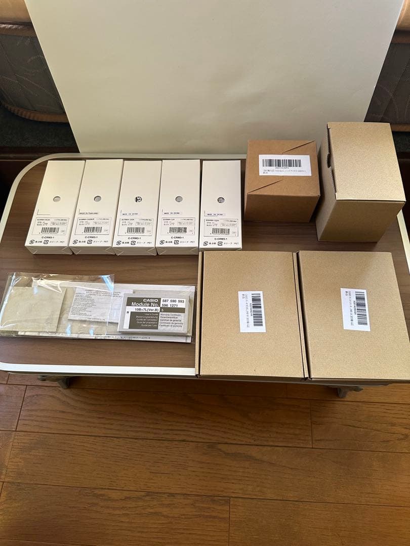 CASIO 鑑賞用メタルバンドチプカシ10本セット 時計ケース付き