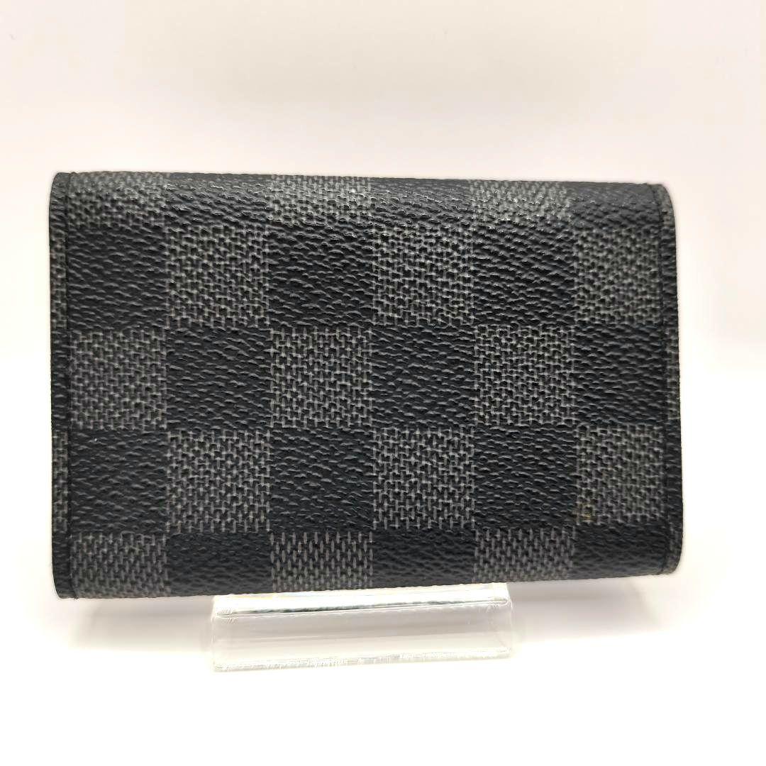 鑑定極美品 ルイヴィトン ダミエ・グラフィット ミュルティクレ6 6連キーケース