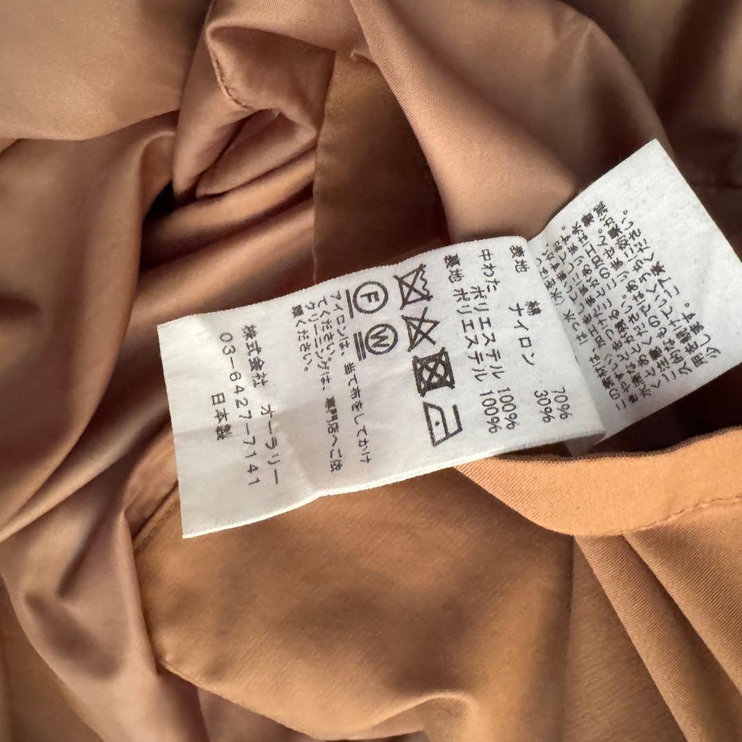 ジャケット・アウター AURALEE FINX NYLON OX BATTINGHOODED COAT