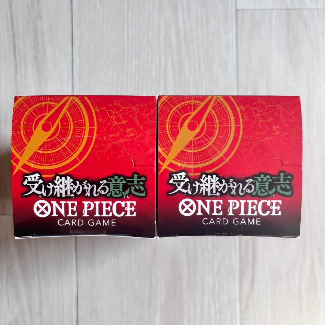 ワンピースカードゲーム 受け継がれる意志 2box テープ付き