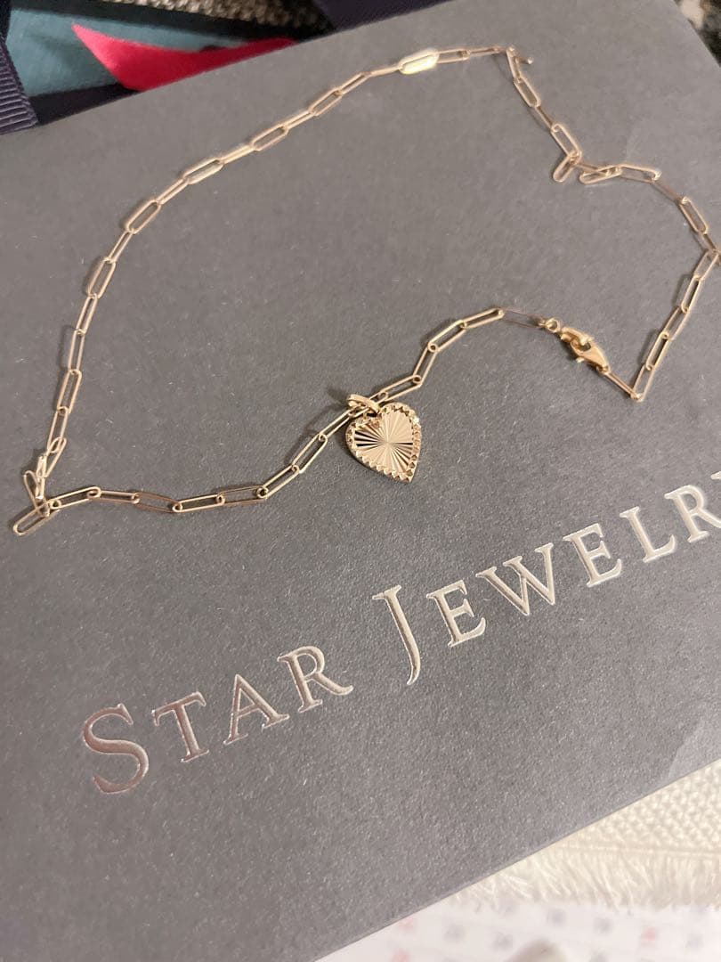 【セット】スタージュエリー K10 ギヨシェ ネックレス チェーン