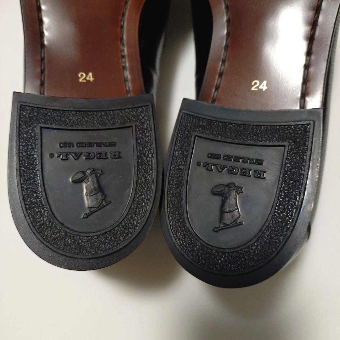 新品未使用　REGAL　ブラウン社　ローファー　ブラックリザード