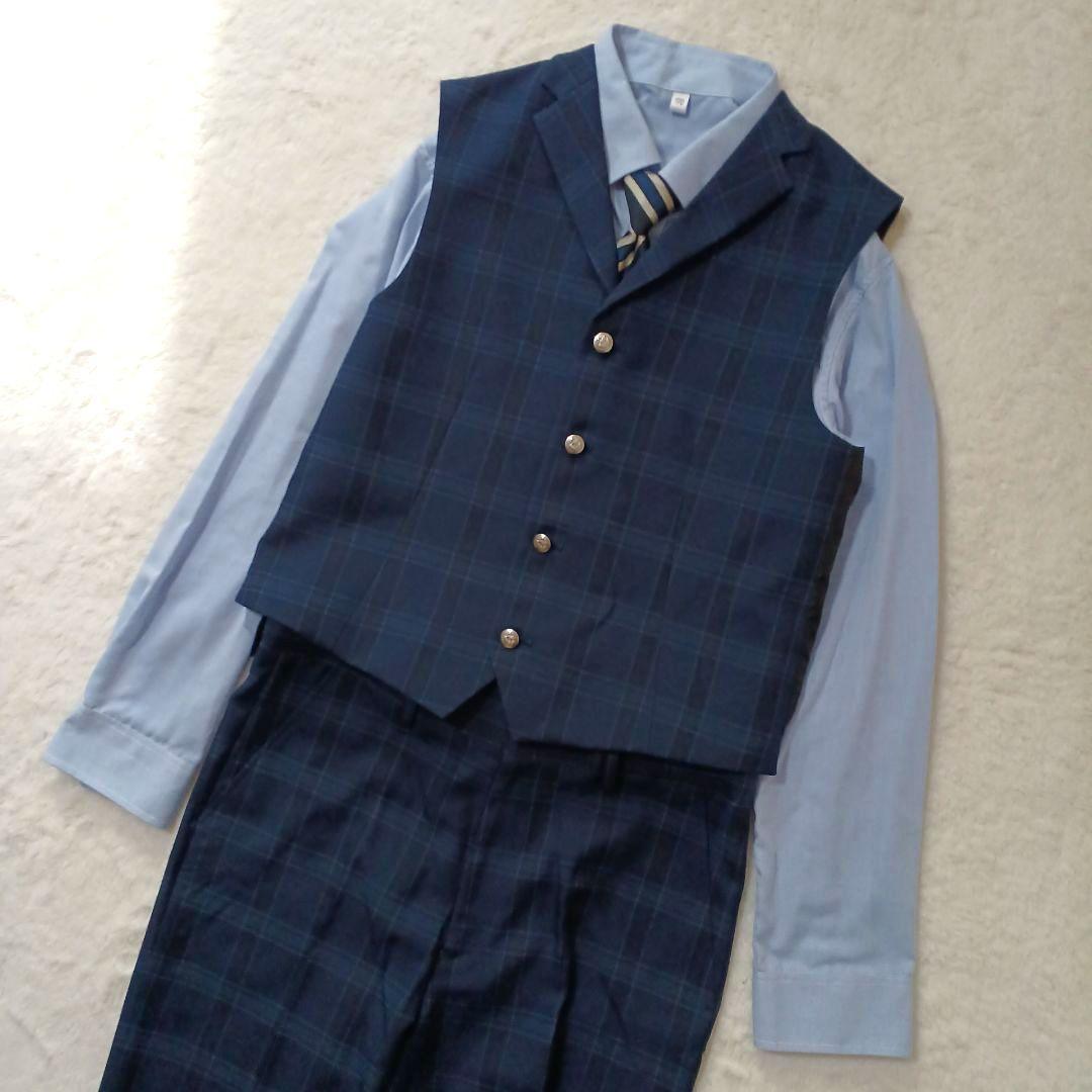 ワンダーファクトリー　フォーマルスーツ男の子卒業式　結婚式170cm 6点セット