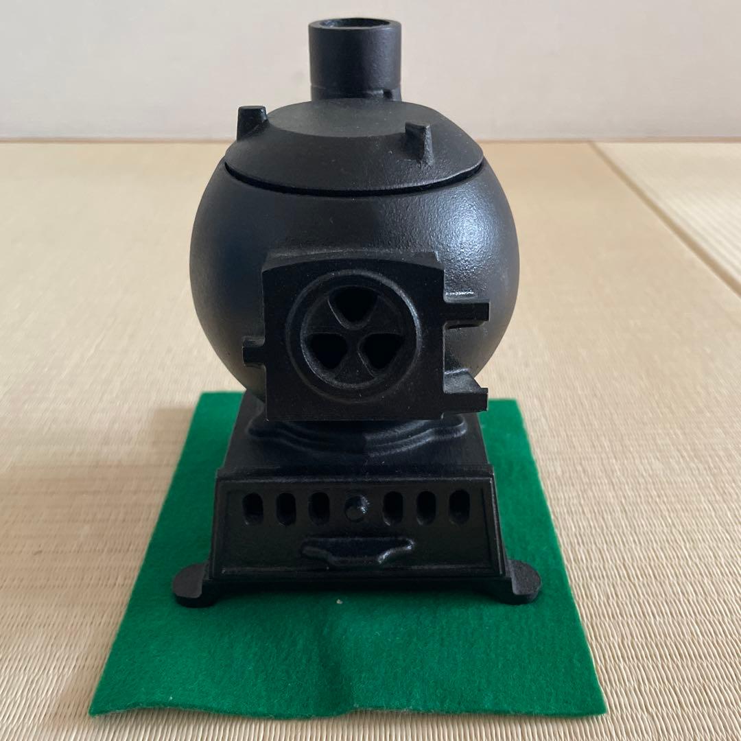 た*ん様 JR ストーブ型オブジェ 黒　ダルマストーブ　JR北海道