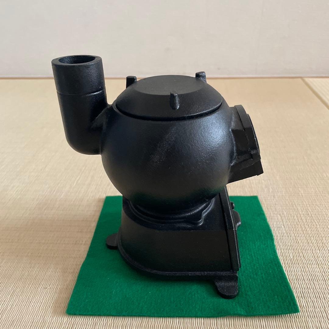 た*ん様 JR ストーブ型オブジェ 黒　ダルマストーブ　JR北海道