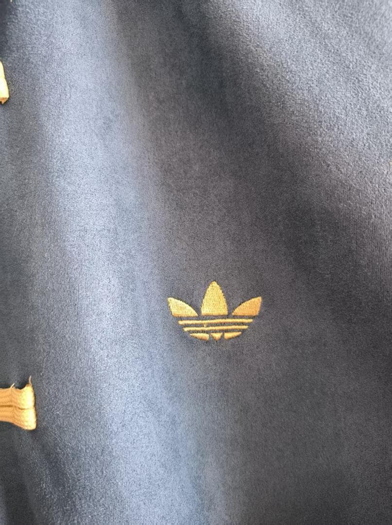 海外限定 アディダス 巳年 トラック スエード ジャケット ブルー XL