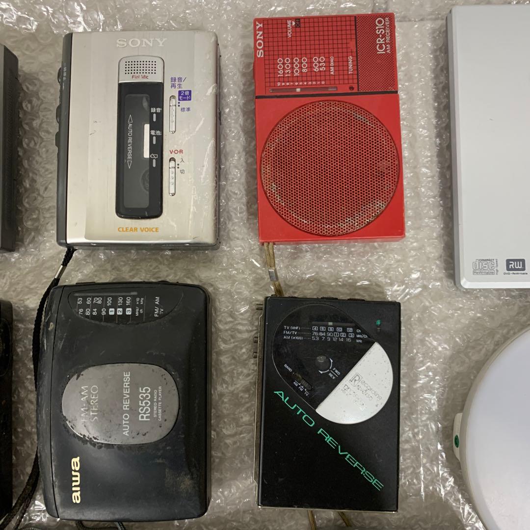 ポータブルCDプレーヤー.カセットプレーヤー.ラジオ.まとめ売り