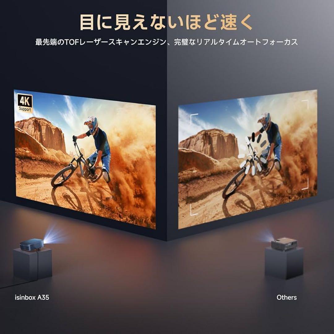 プロジェクター⭐️小型⭐️Wi-Fi⭐️Bluetooth⭐️アプリ内蔵⭐️