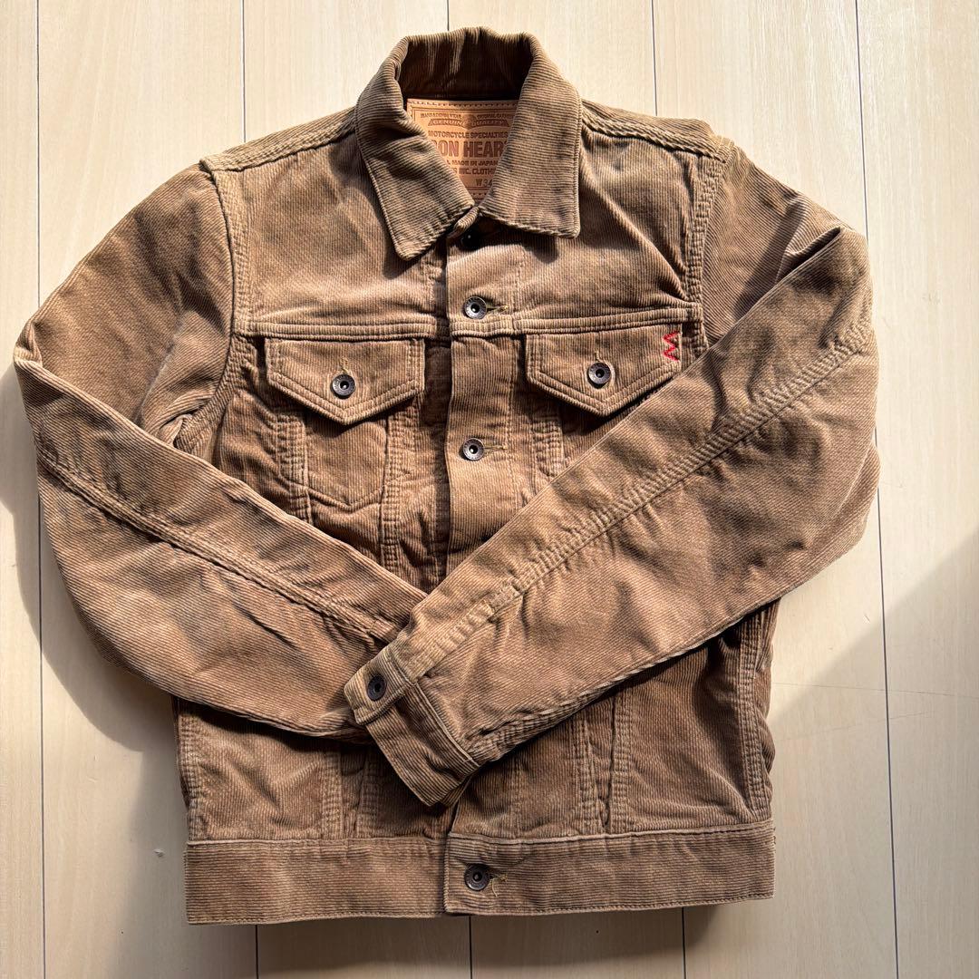 【新品未使用】IRON HEART ブラウンデニムジャケット