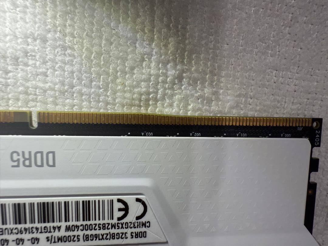 Vengeance DDR5 メモリ 16GB×2 32GB RGB