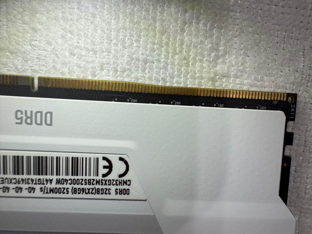 Vengeance DDR5 メモリ 16GB×2 32GB RGB