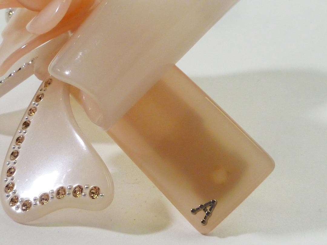 【ALEXANDRE DE PARIS】バレッタ　花　リボン