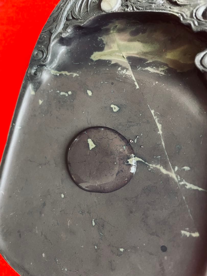 書道 端渓硯 硯 中国 書道用具 唐硯 1980年代 未使用品