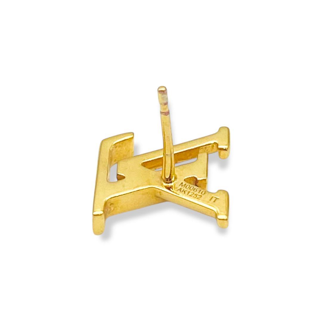 【美品】ルイヴィトン　LV モノグラム　アイコニック　ピアス　ゴールド　795